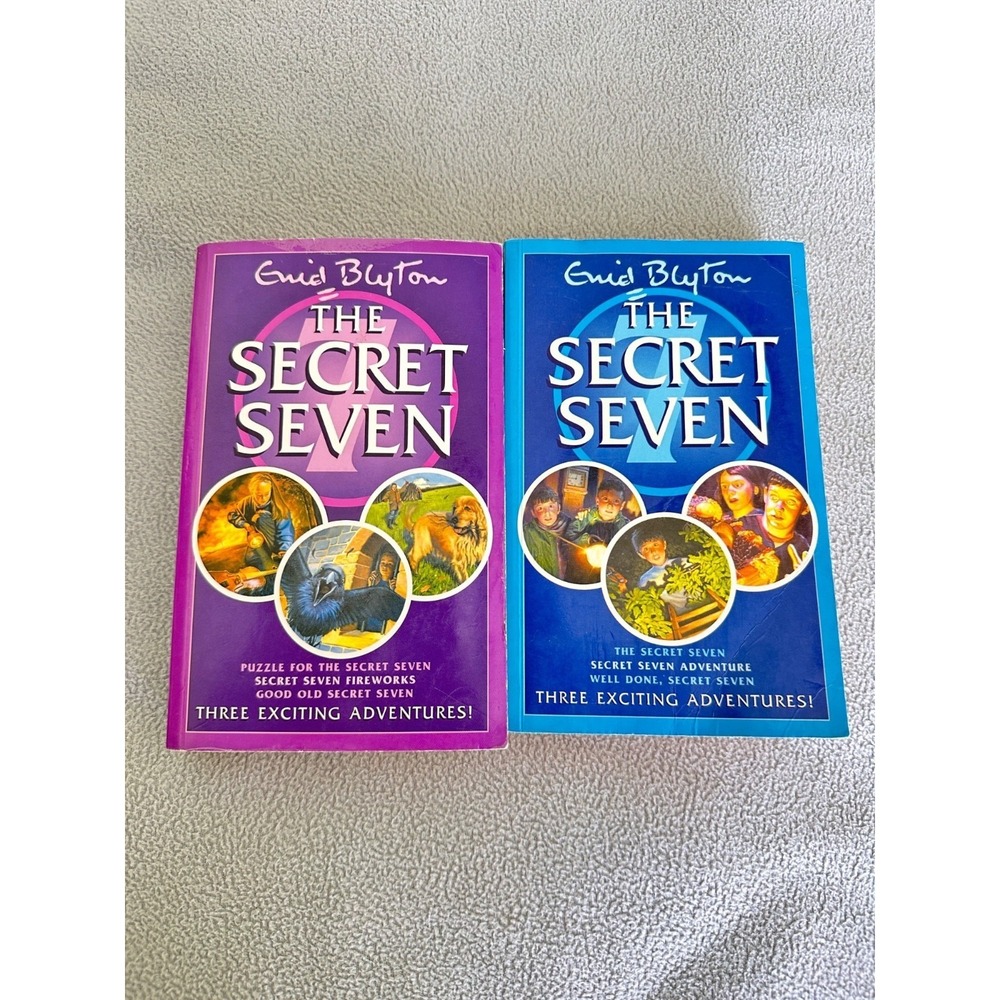 Secret Seven Adventure Books Lot of‎ 2 Paperback Enid Blyton